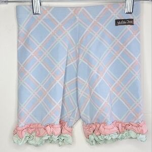 Matilda Jane Dream Chasers Plaid Dancing Shorts with Ruffles, Size 10